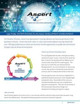 ascert customer profile
